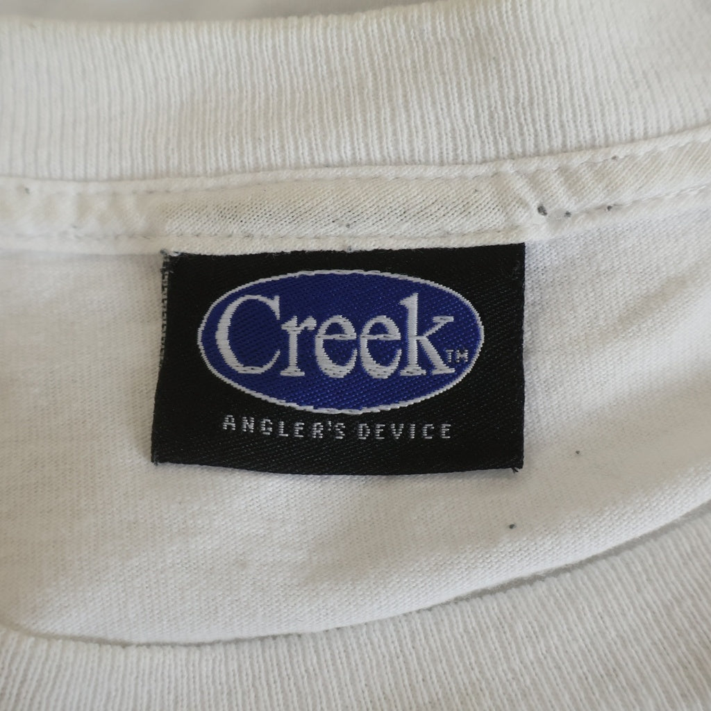 Creek Angler's Device(クリーク アングラーズ デバイス) VISTA POINT ヴィスタポイント フォトプリント クルーネック半袖Tシャツ カットソー ホワイト
