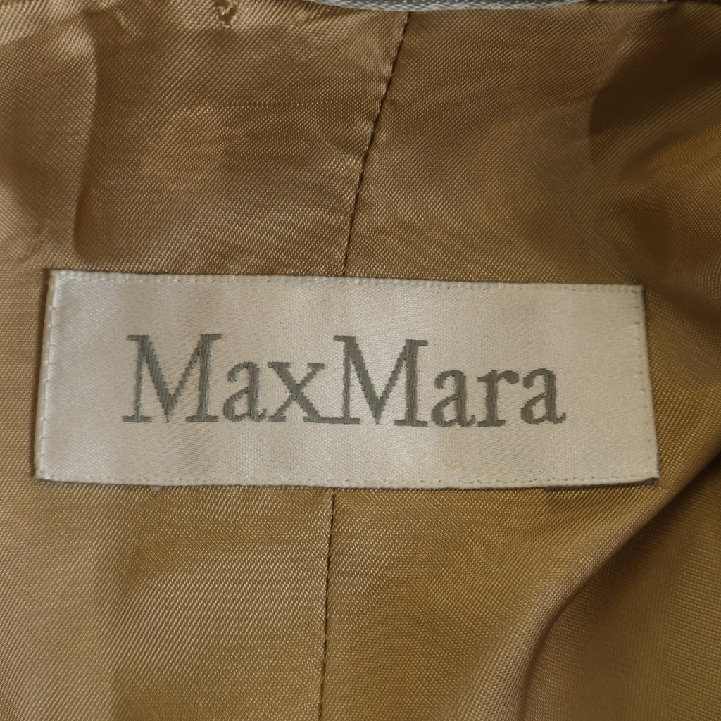 Max Mara(マックスマーラ) 101801 ウール ダブルブレスト アイコン トレンチコート レディース ブラウン