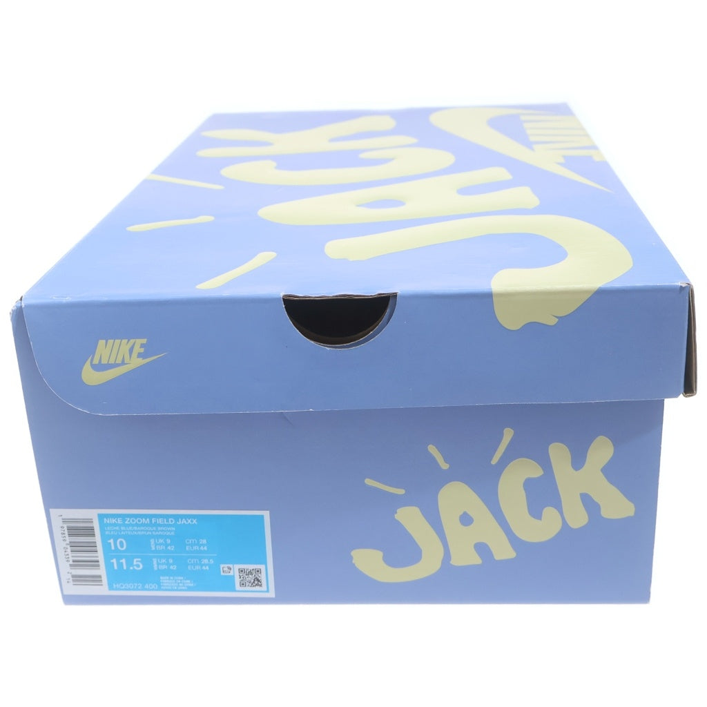 NIKE(ナイキ) ×TRAVIS SCOTT ZOOM FIELD JAXX トラヴィススコット ズームフィールドジャックス ローカットスニーカー ブラウン/ブルー US10/28cm HQ3072-400