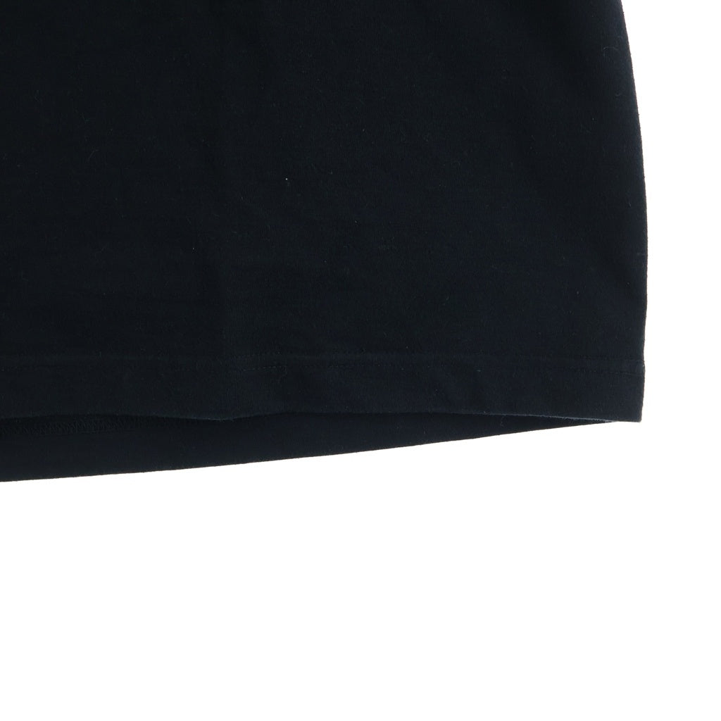 The Ennoy Professional(エンノイプロフェッショナル) 24SS Logo T-Shirt ロゴプリント クルーネック半袖Tシャツ カットソー ブラック SS24BRENCT04NTL