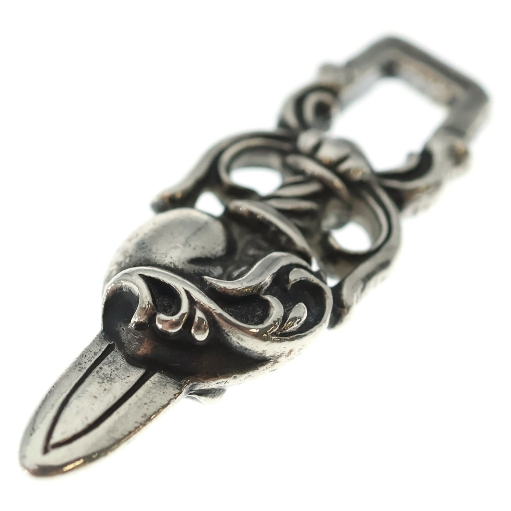 CHROME HEARTS(クロムハーツ) DAGGER HEART ダガーハート ペンダントトップ シルバー BCA243