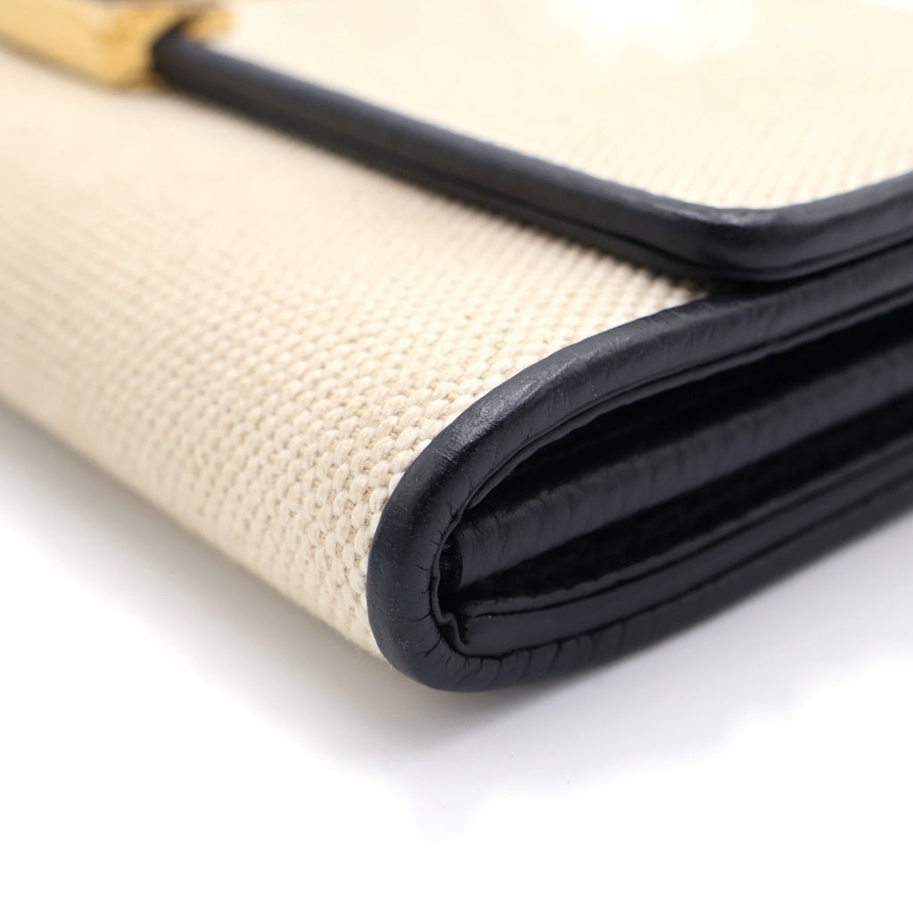 LOUIS VUITTON(ルイヴィトン) ポルトフォイユ カプシーヌ キャンバスロングウォレット 長財布 アイボリー M80435 RFID レディース