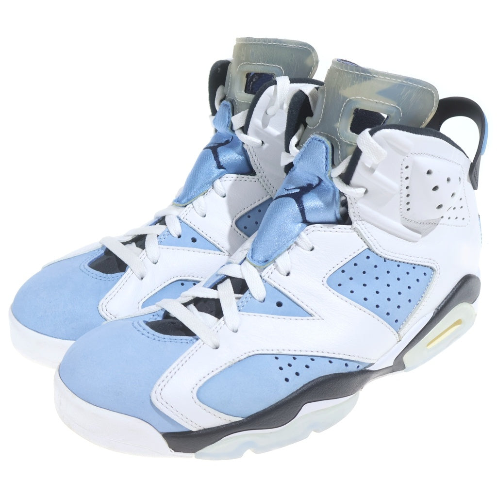 NIKE(ナイキ) AIR JORDAN 6 UNC エア ジョーダン 6 ハイカットスニーカー ブルー/ホワイト US8.5/26.5cm CT8529-410
