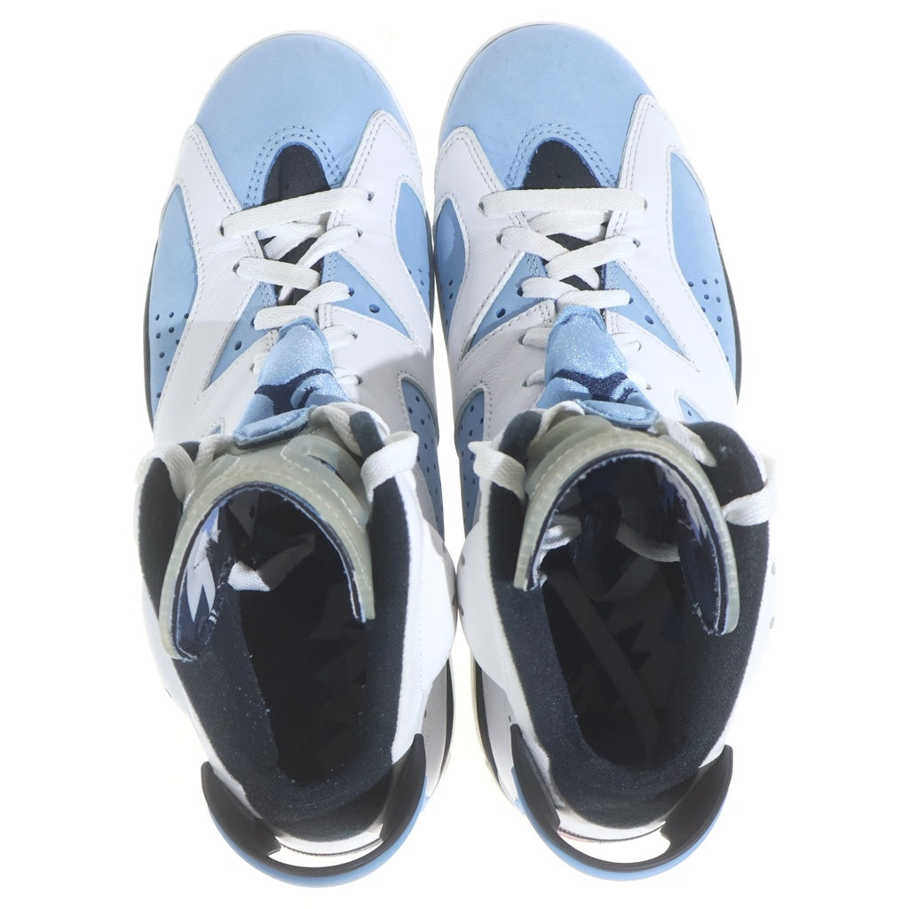 NIKE(ナイキ) AIR JORDAN 6 UNC エア ジョーダン 6 ハイカットスニーカー ブルー/ホワイト US8.5/26.5cm CT8529-410