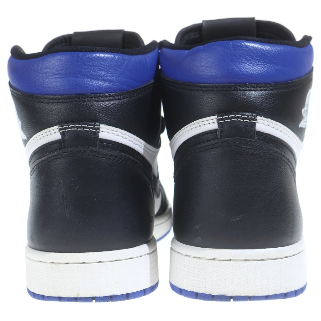 NIKE(ナイキ) AIR JORDAN 1 RETRO HIGH OG ROYAL TOE エア ジョーダン 1 レトロ ロイヤルトゥ ハイカットスニーカー ブルー/ホワイト/ブラック US8.5/26.5cm 555088-041