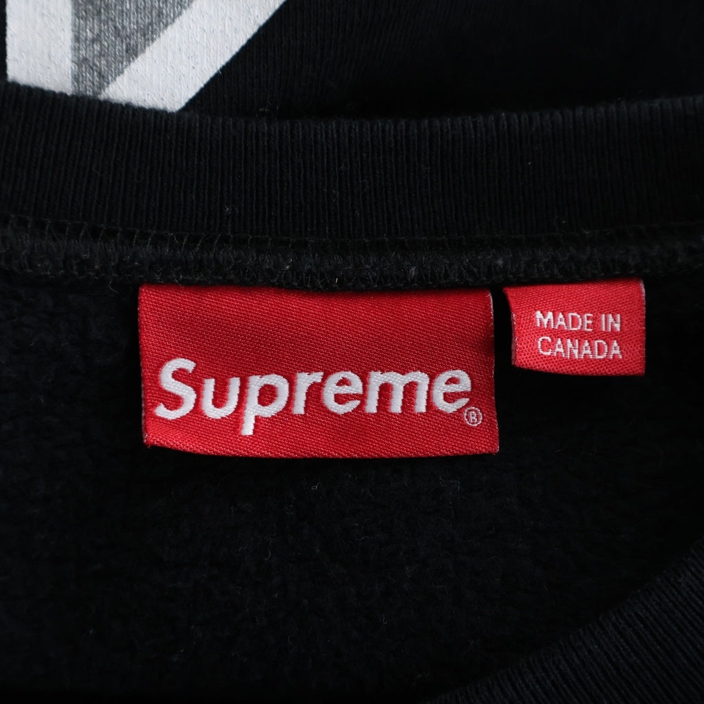 SUPREME(シュプリーム) 18SS Side Arc Crewneck サイドアーク クルーネック スウェットトレーナー ブラック
