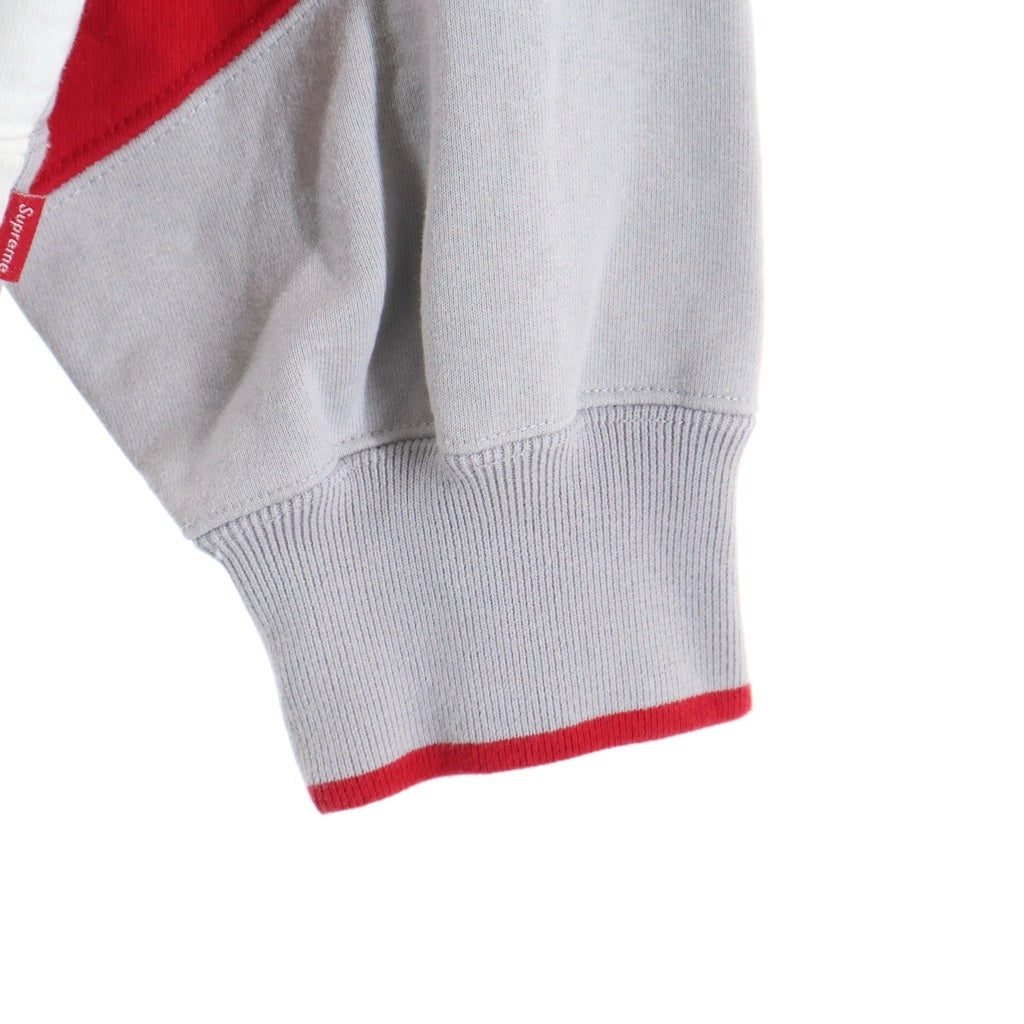 SUPREME(シュプリーム) 22SS Stretch Crewneck ストレッチ クルーネック スウェットトレーナー ホワイト/レッド