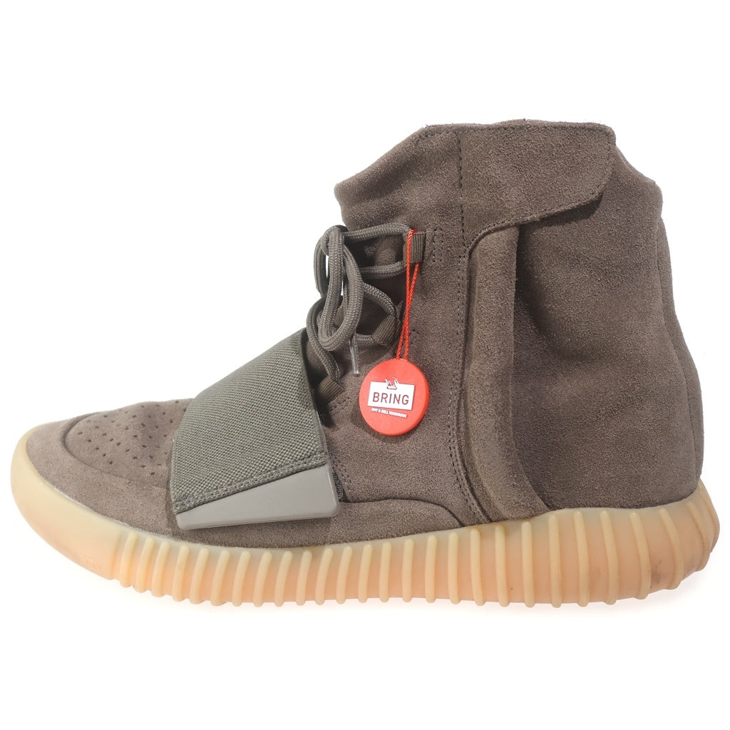 adidas(アディダス) YEEZY BOOST 750 LIGHT BROWN GUM CHOCOLATE イージーブースト750 サイドジップアップ ハイカットスニーカー ブラウン US10/28cm BY2456