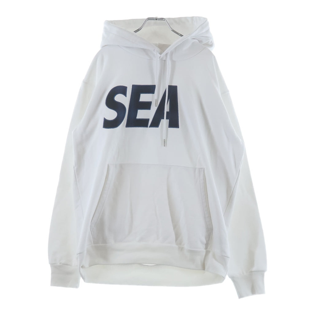 WIND AND SEA(ウィンダンシー) OG SEA LOGO HOODIE SWEATSHIRT OGシーロゴ プルオーバーフーディースウェットシャツ パーカー ホワイト WDS-O-SIG-25-Q2-CS-03