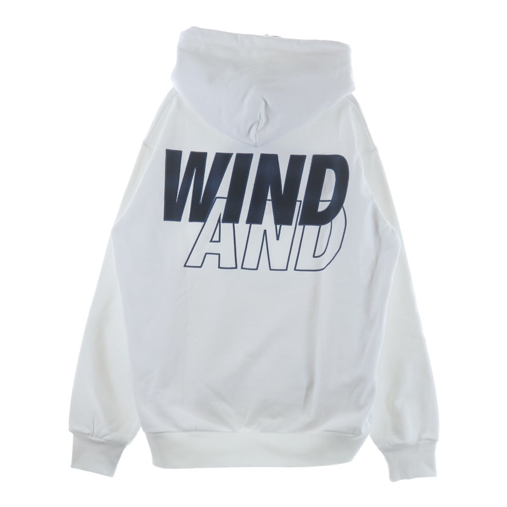 WIND AND SEA(ウィンダンシー) OG SEA LOGO HOODIE SWEATSHIRT OGシーロゴ プルオーバーフーディースウェットシャツ パーカー ホワイト WDS-O-SIG-25-Q2-CS-03