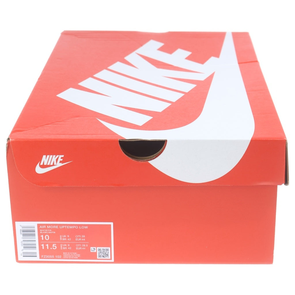 NIKE(ナイキ) AIR MORE UPTEMPO LOW CELTICS エアモアアップテンポ セルティックス ローカットスニーカー ホワイト/グリーン US10/28cm FZ3055-102