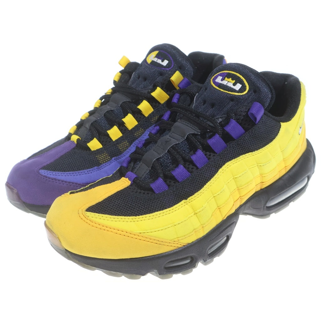 NIKE(ナイキ) AIR MAX 95 NRG LEBRON エアマックス95 エナジー レブロン ローカット スニーカー イエロー/パープル US8.5/26.5cm CZ3624-001