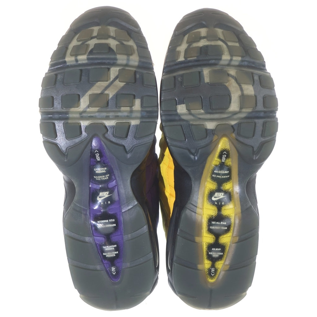 NIKE(ナイキ) AIR MAX 95 NRG LEBRON エアマックス95 エナジー レブロン ローカット スニーカー イエロー/パープル US8.5/26.5cm CZ3624-001