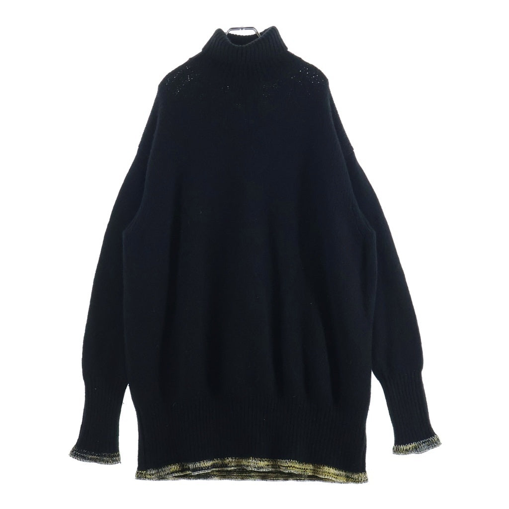 Maison Margiela(メゾンマルジェラ) 18AW ウール混 カシミヤ タートルネックニットセーター ブラック S30GP0239 S16461
