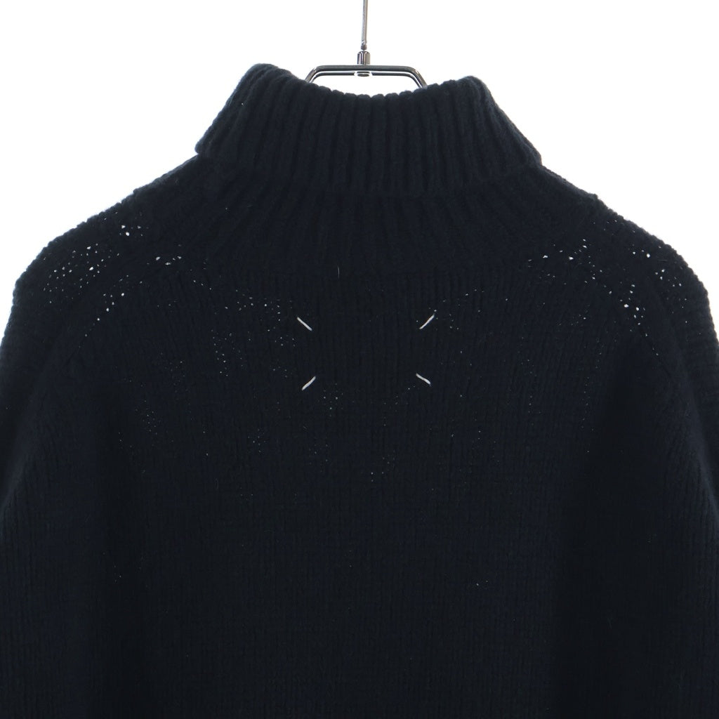 Maison Margiela(メゾンマルジェラ) 18AW ウール混 カシミヤ タートルネックニットセーター ブラック S30GP0239 S16461