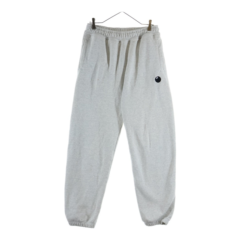 STUSSY(ステューシー) 8ボールロゴ スウェットジョガーパンツ グレー 116552