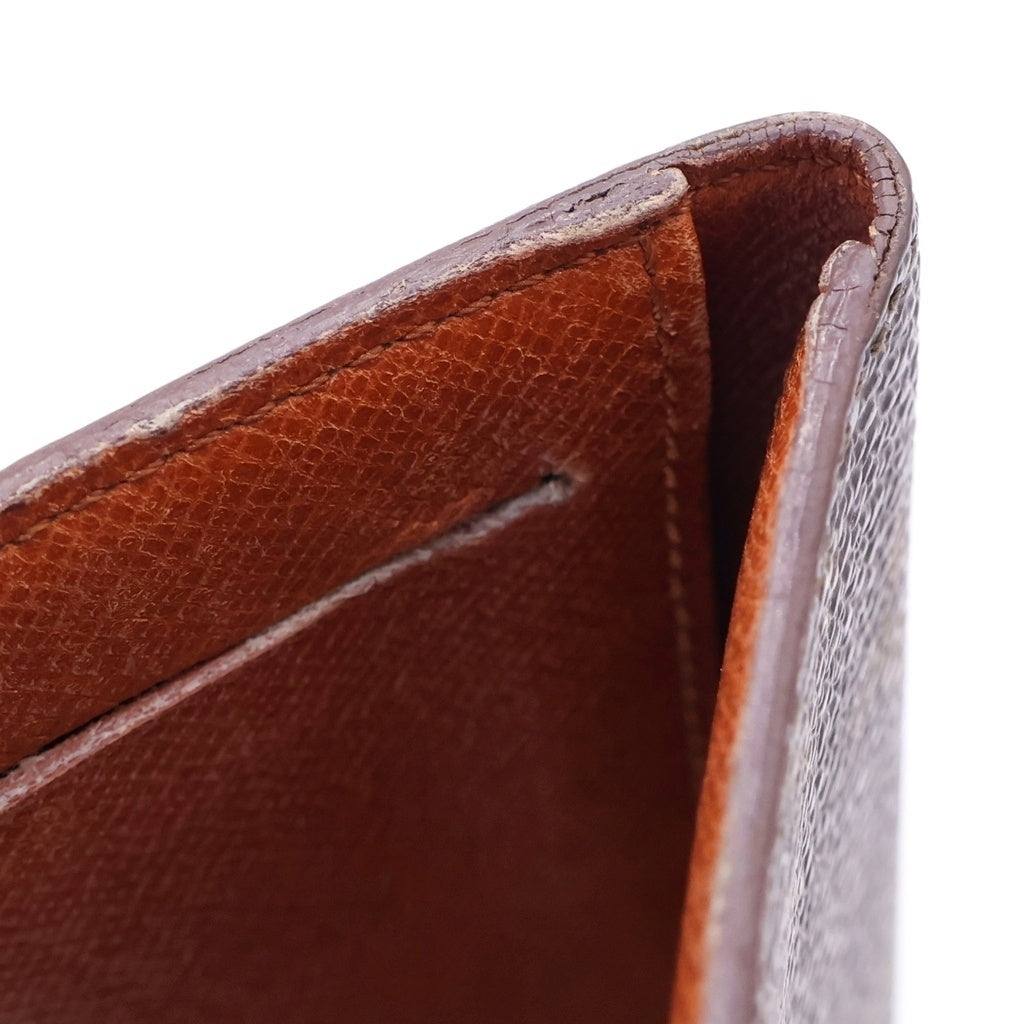 LOUIS VUITTON(ルイヴィトン) アジェンダ ポッシュ モノグラム レザーカードケース ブラウン R20503 MI0964 レディース