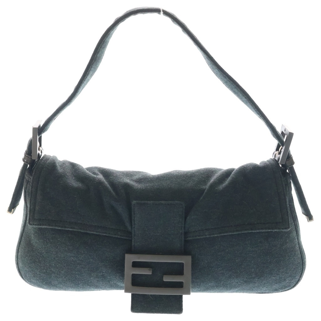 FENDI(フェンディ) マンマバケット コットン FF金具 ワンショルダーバッグ グレー 26424 レディース