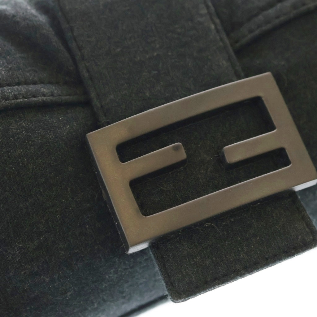 FENDI(フェンディ) マンマバケット コットン FF金具 ワンショルダーバッグ グレー 26424 レディース