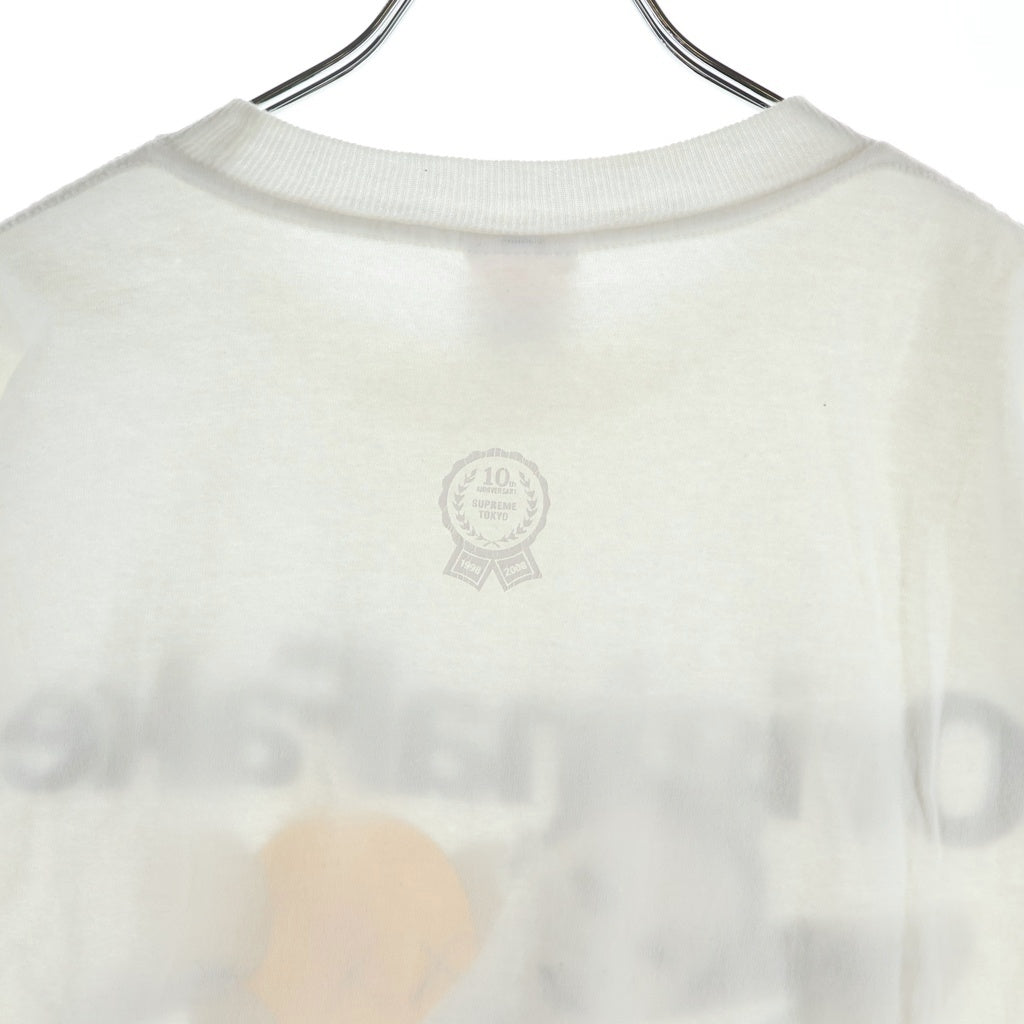 SUPREME(シュプリーム) 08SS ×ORIGINAL FAKE Kate Moss Tee オリジナルフェイク ケイトモス 代官山10周年記念 クルーネック半袖Tシャツ カットソー ホワイト