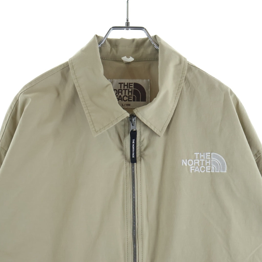 THE NORTH FACE(ザノースフェイス) NEILTON COLLAR BLOUSON JACKET ニールトン カラー ブルゾン ジャケット ロゴ刺繍 ベージュ NJ3BQ03