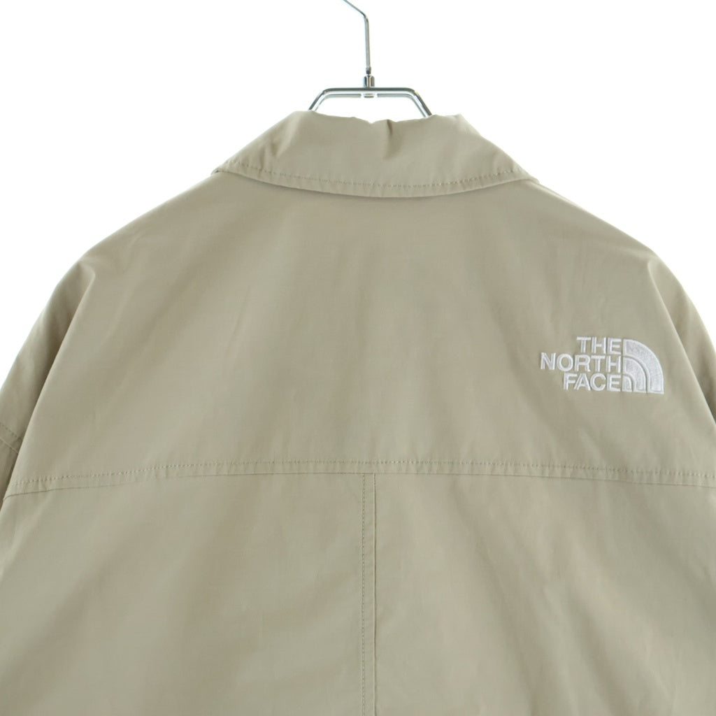 THE NORTH FACE(ザノースフェイス) NEILTON COLLAR BLOUSON JACKET ニールトン カラー ブルゾン ジャケット ロゴ刺繍 ベージュ NJ3BQ03