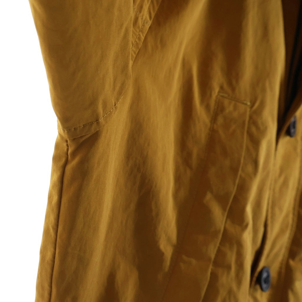 THE NORTH FACE(ザノースフェイス) MOUNTAIN NYLON PARKER ジップアップ マウンテンライトパーカー ナイロンジャケット ブルゾン ロゴ刺繍 ミドル丈イエロー
