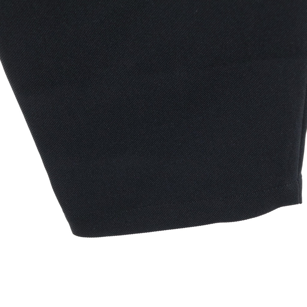 COMME des GARCONS SHIRT(コムデギャルソンシャツ) 26SS Polyester Twill ポリエステルツイル テーパードパンツ ブラック FQ-P507