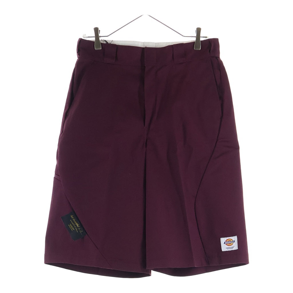 UNDERCOVER(アンダーカバー) 26SS ×Dickies T/C ディッキーズ コットンツイル ワークショーツ ハーフパンツ ボルドー UC1F4509