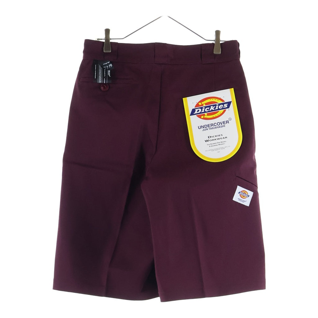 UNDERCOVER(アンダーカバー) 26SS ×Dickies T/C ディッキーズ コットンツイル ワークショーツ ハーフパンツ ボルドー UC1F4509