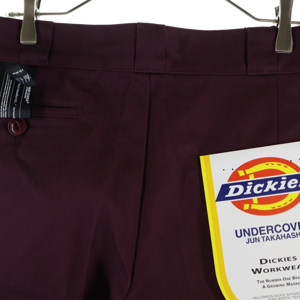 UNDERCOVER(アンダーカバー) 26SS ×Dickies T/C ディッキーズ コットンツイル ワークショーツ ハーフパンツ ボルドー UC1F4509