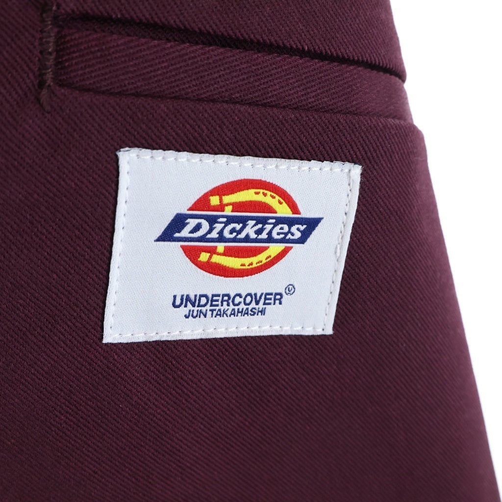 UNDERCOVER(アンダーカバー) 26SS ×Dickies T/C ディッキーズ コットンツイル ワークショーツ ハーフパンツ ボルドー UC1F4509