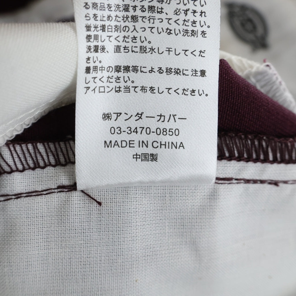 UNDERCOVER(アンダーカバー) 26SS ×Dickies T/C ディッキーズ コットンツイル ワークショーツ ハーフパンツ ボルドー UC1F4509
