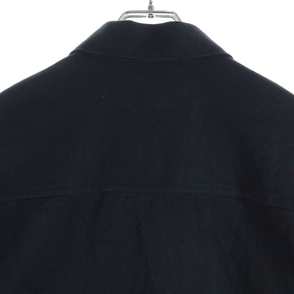 COMME des GARCONS HOMME(コムデギャルソンオム) 26SS AD2025 1STタイプ 綿デニム 製品洗い トラッカージャケット ブラック HQ-J013