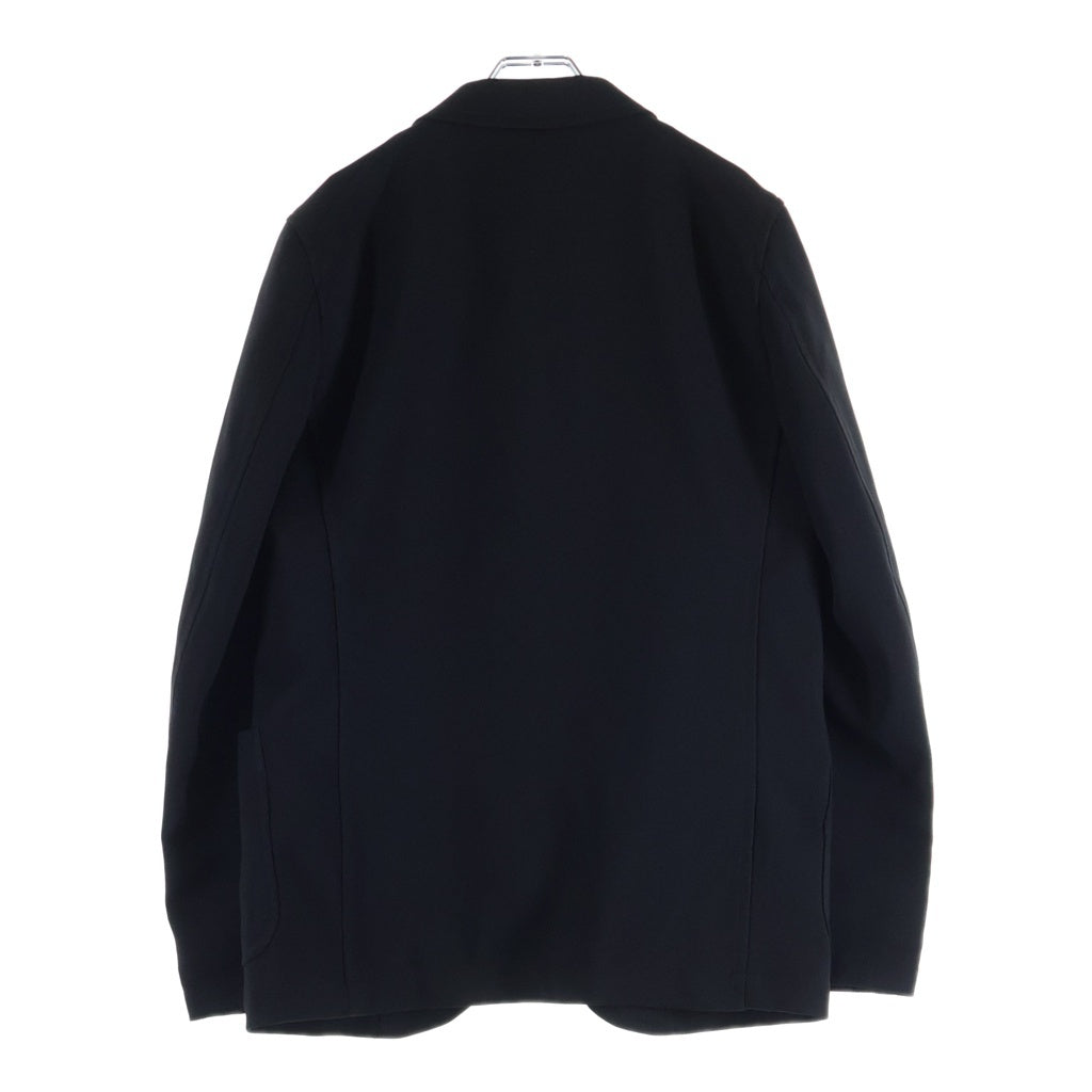COMME des GARCONS SHIRT(コムデギャルソンシャツ) 26SS ポリエステルツイル フロントジップ ノッチドラペルジャケット ブラック FQ-J502