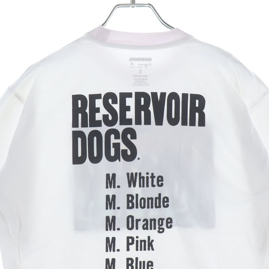 NEIGHBORHOOD(ネイバーフッド) ×AGNES B. ×RESERVOIR DOGS アニエスベー レザボアドッグス クルーネック半袖Tシャツ カットソー ホワイト EDK6SFK6