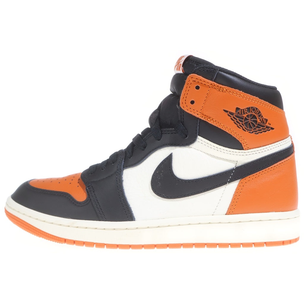 NIKE(ナイキ) AIR JORDAN 1 RETRO HIGH OG エアジョーダン 1 レトロ オージー ハイカットスニーカー オレンジ/ブラック/ホワイト US9/27cm DZ5485-008