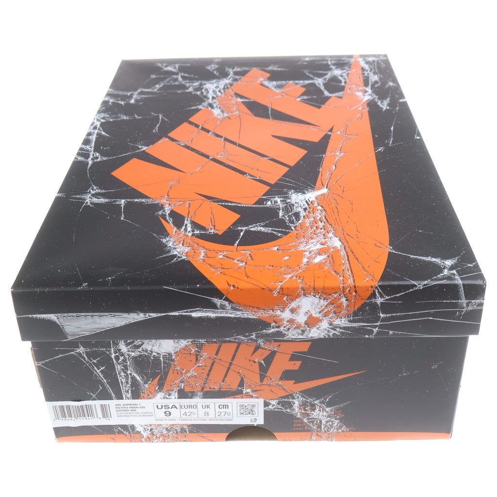 NIKE(ナイキ) AIR JORDAN 1 RETRO HIGH OG エアジョーダン 1 レトロ オージー ハイカットスニーカー オレンジ/ブラック/ホワイト US9/27cm DZ5485-008
