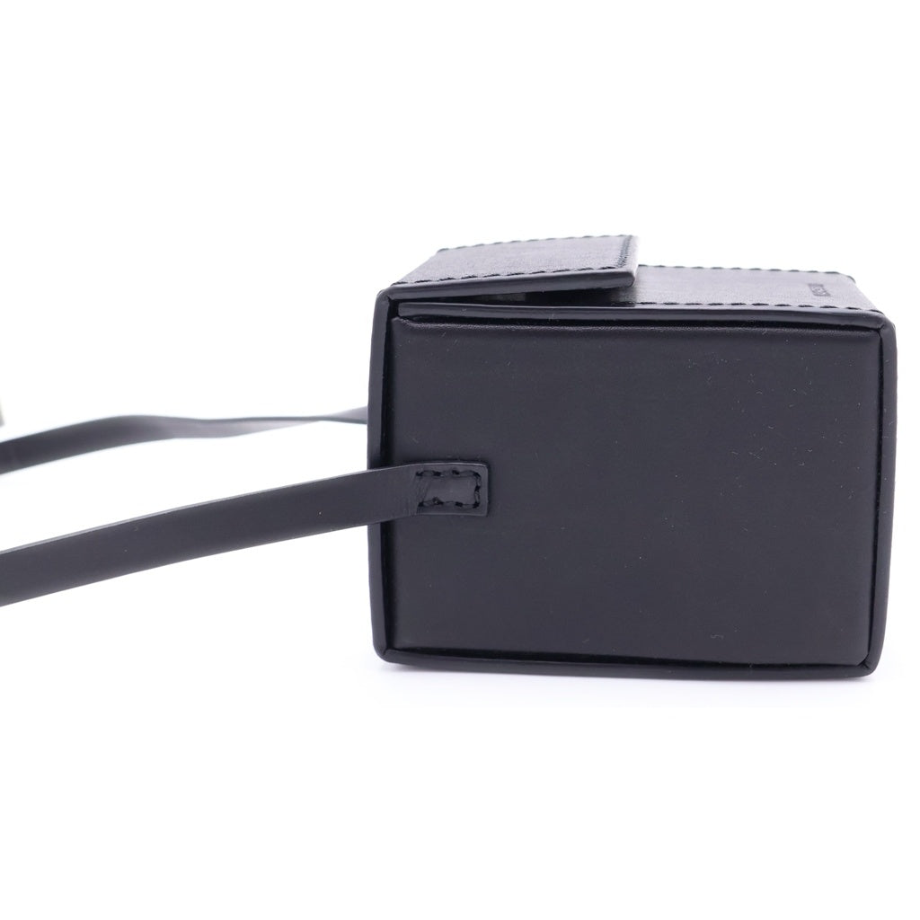 JIL SANDER(ジルサンダー) BOX CROSSBODY ボックス クロスボディ ショルダーポーチ ブラック JSMR840102 レディース