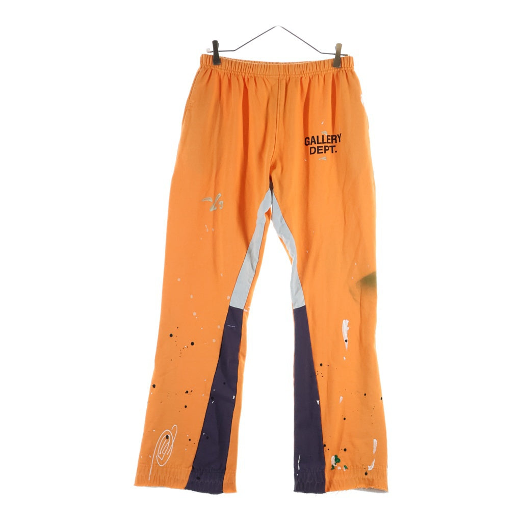 GALLERY DEPT.(ギャラリーデプト) 20AW FLARE PAINTED SWEAT PANT フレア ペインテッド スウェットパンツ オレンジ