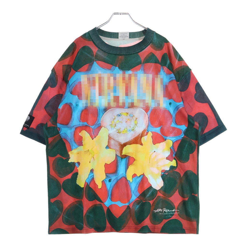 TALKING ABOUT THE ABSTRACTION(トーキング アバウト ザ アブストラクション) 25SS アート レプリカ クルーネック半袖Tシャツ NPT-T-001