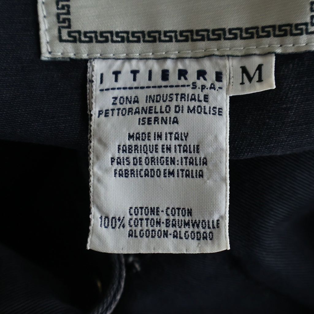 VERSACE(ヴェルサーチ) JEANS SIGNATURE デニムジャケット メデューサボタン アウター ブラック
