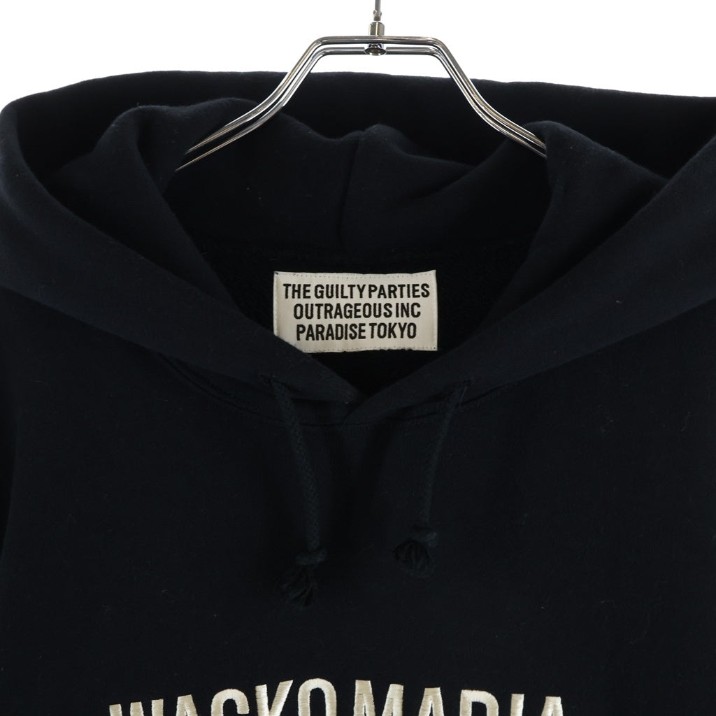 WACKO MARIA(ワコマリア) MIDDLE WEIGHT PULLOVER SWEAT SHIRT ミドルウエイト プルオーバースウェットフーディ パーカー ブラック