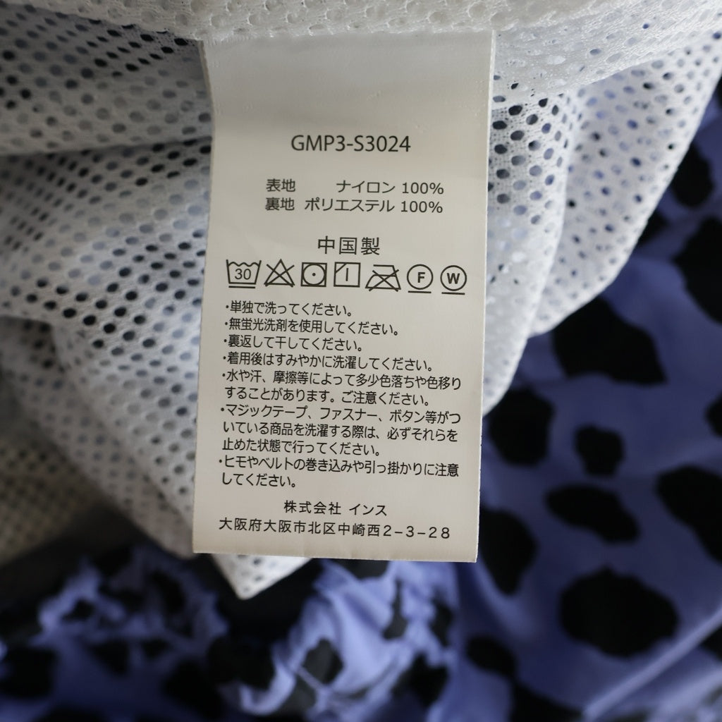 WACKO MARIA(ワコマリア) 23SS ×GRAMICCI グラミチ レオパード ナイロントラックパンツ ブルー GMP3-S3024