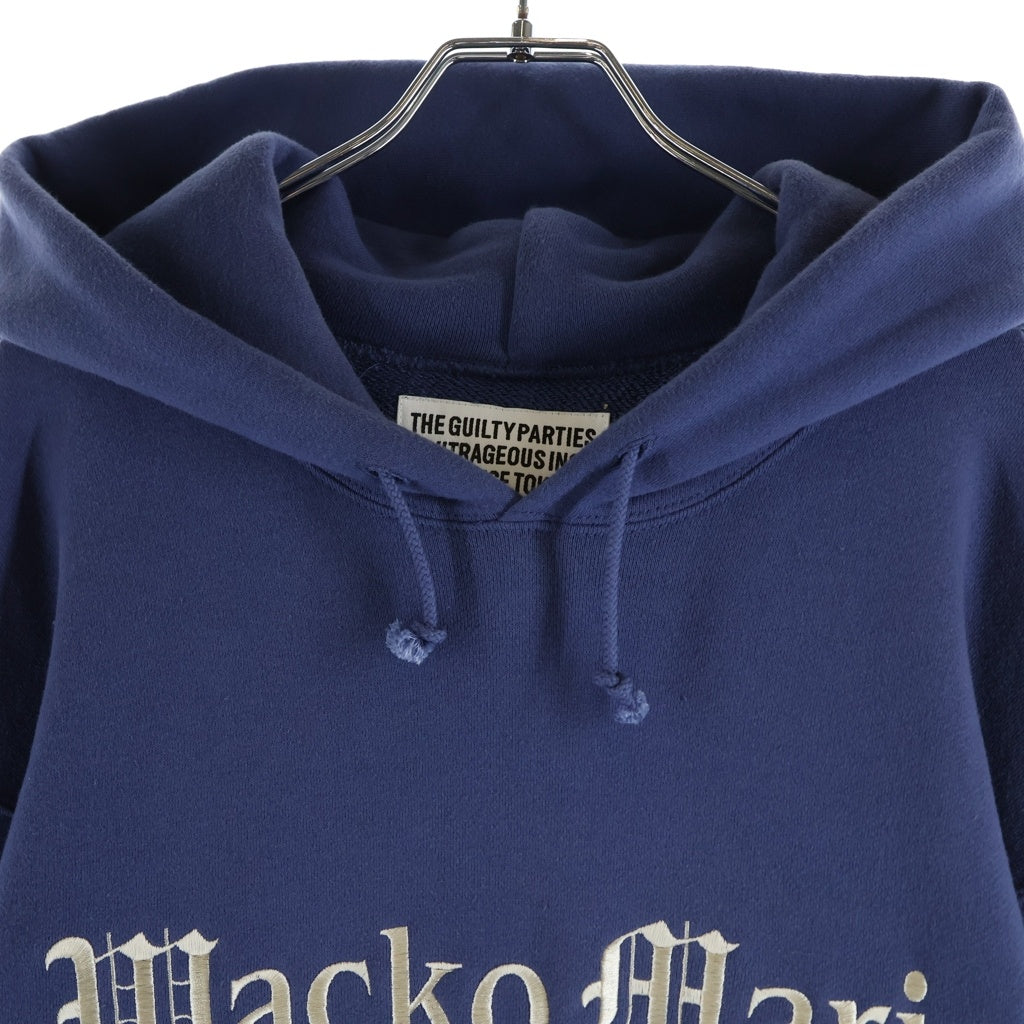 WACKO MARIA(ワコマリア) 23SS MIDDLE WEIGHT PULLOVER SWEAT SHIRT ミドルウエイト プルオーバースウェットフーディ パーカー ブルー