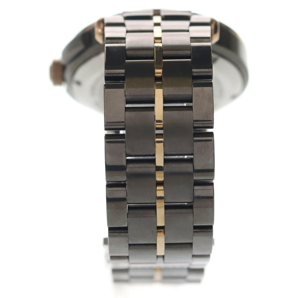 VERSACE(ヴェルサーチ) AION Chrono gent アイオンクロノジェント クォーツ式 ブラック文字盤 45mm 腕時計 ブラック/ゴールド VE6CA0723