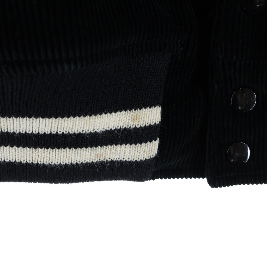 SAINT MICHAEL(セントマイケル) 21AW CORDUROY JACKET 両面チェーンステッチ コーデュロイ ジャケット ブルゾン ブラック SM-A21-0000-041