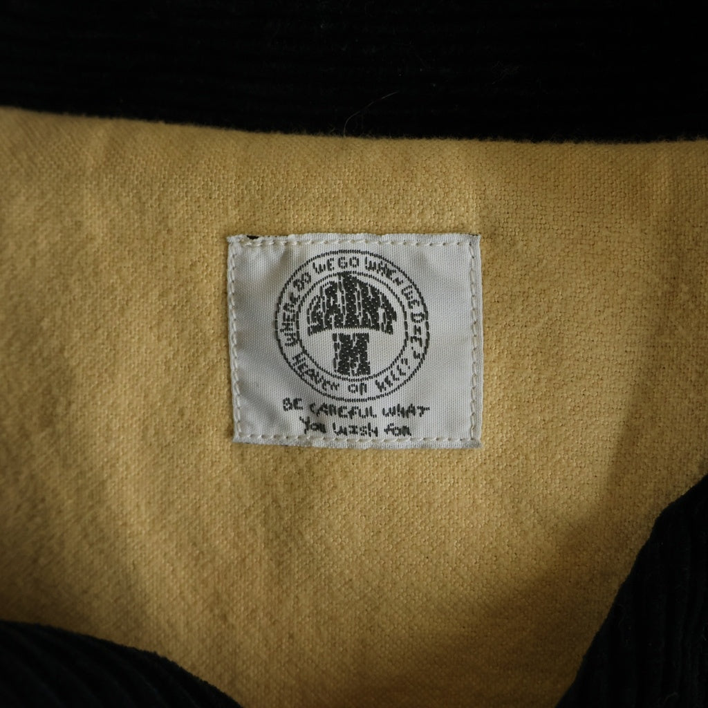 SAINT MICHAEL(セントマイケル) 21AW CORDUROY JACKET 両面チェーンステッチ コーデュロイ ジャケット ブルゾン ブラック SM-A21-0000-041