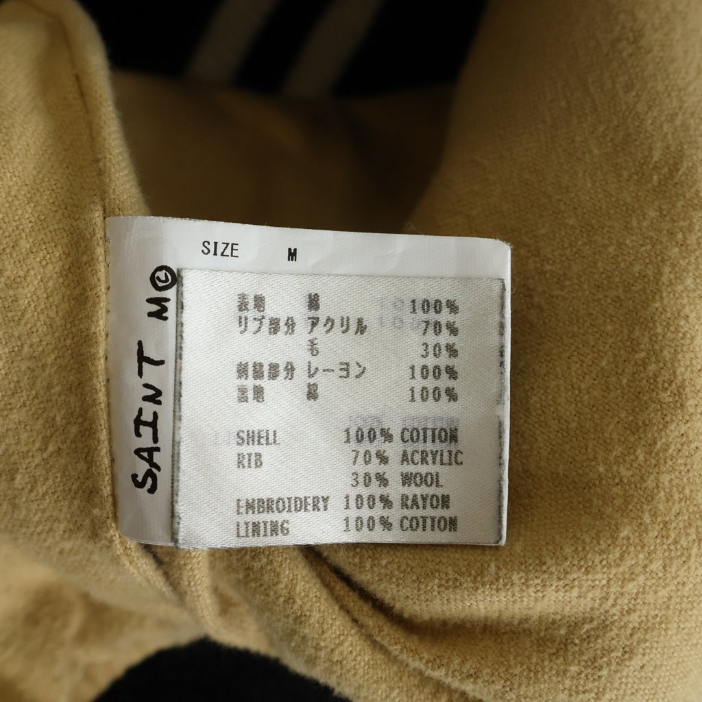 SAINT MICHAEL(セントマイケル) 21AW CORDUROY JACKET 両面チェーンステッチ コーデュロイ ジャケット ブルゾン ブラック SM-A21-0000-041
