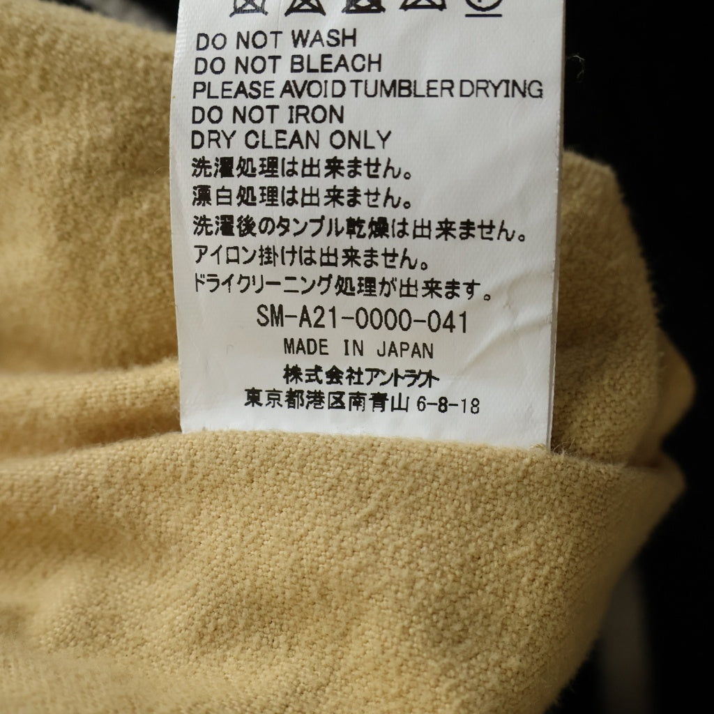 SAINT MICHAEL(セントマイケル) 21AW CORDUROY JACKET 両面チェーンステッチ コーデュロイ ジャケット ブルゾン ブラック SM-A21-0000-041